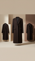 Tailored Deep Espresso Wool Coat