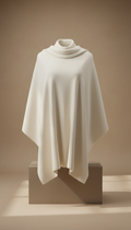 Ivory Cashmere Oversized Wrap